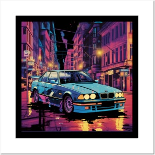 E36 M3 Custom Sport Sedan Posters and Art